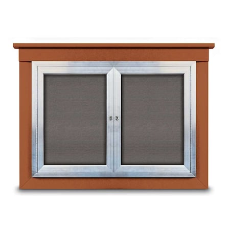 United Visual Products Letterboard, Burgundy/Cherry UV2625O-CHERRY-BURGUN